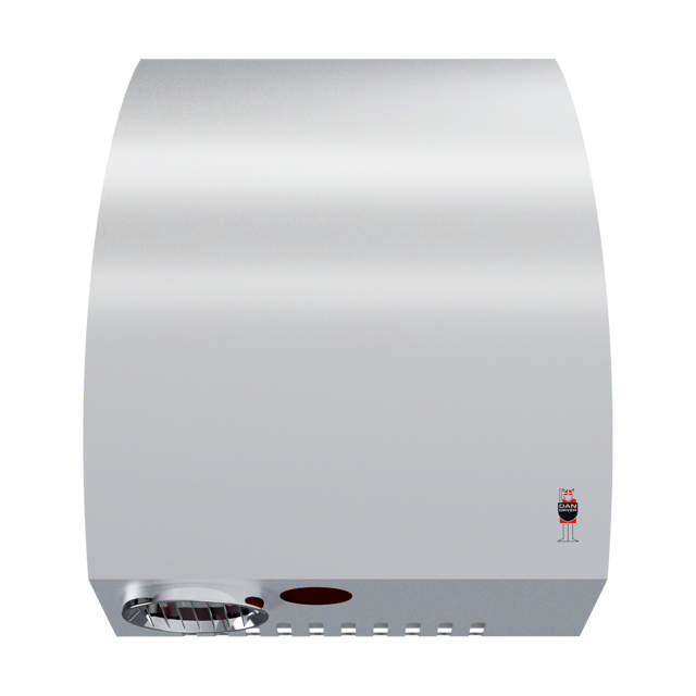 STAINLESS DESIGN AE hand dryer, brushed stainless steel