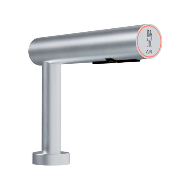 AIRTAP deck-mounted hand dryer, touch-less