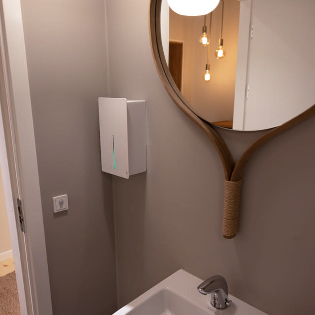 LOKI hand dryer, stainless steel