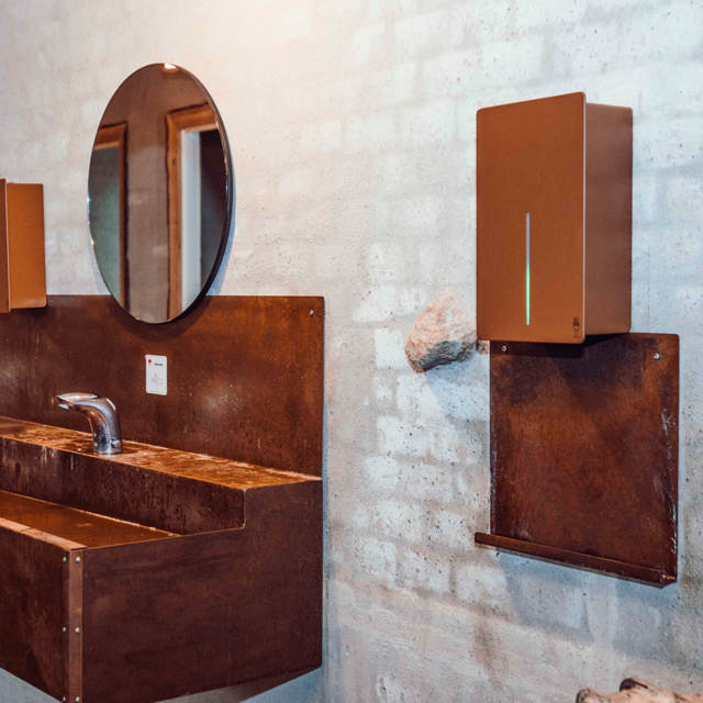 LOKI hand dryer, stainless steel