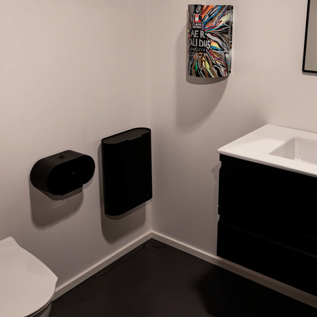 BJÖRK toilet roll holder double, white