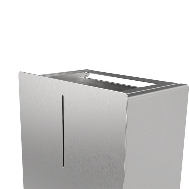 LOKI waste bin, MAXI 30 L, stainless steel