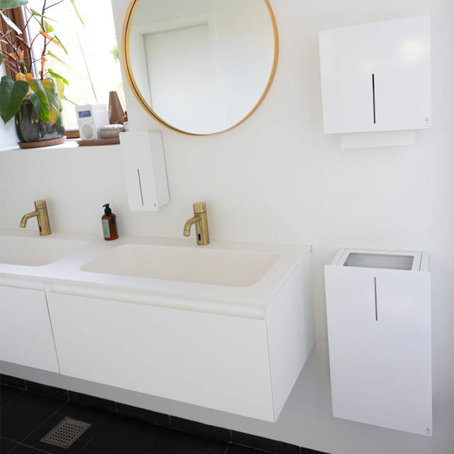 LOKI waste bin, MAXI 30 L, stainless steel