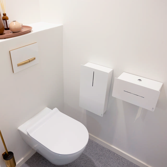 LOKI sanitary bin, 11 L, white