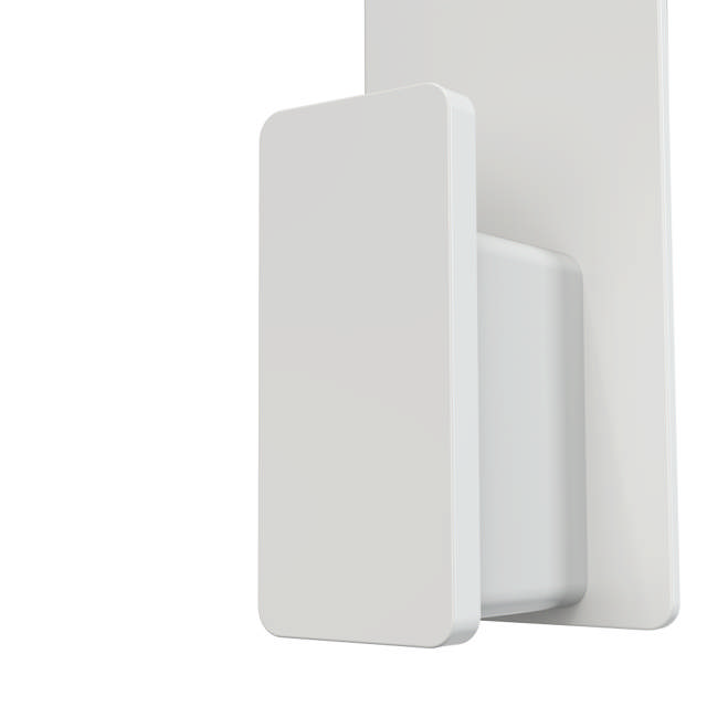 Hanger, single, white